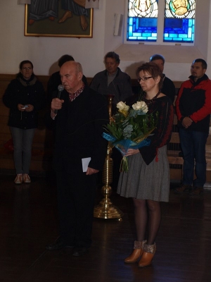 Хор «Камертон» ОУП Мазурського відділу та октет «Орфей» зі Львова у Венгожевській святині (11)